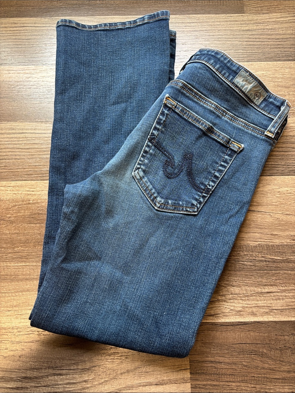 AG Adriano Goldschmied The Jodi crop high rise slim flare crop jeans